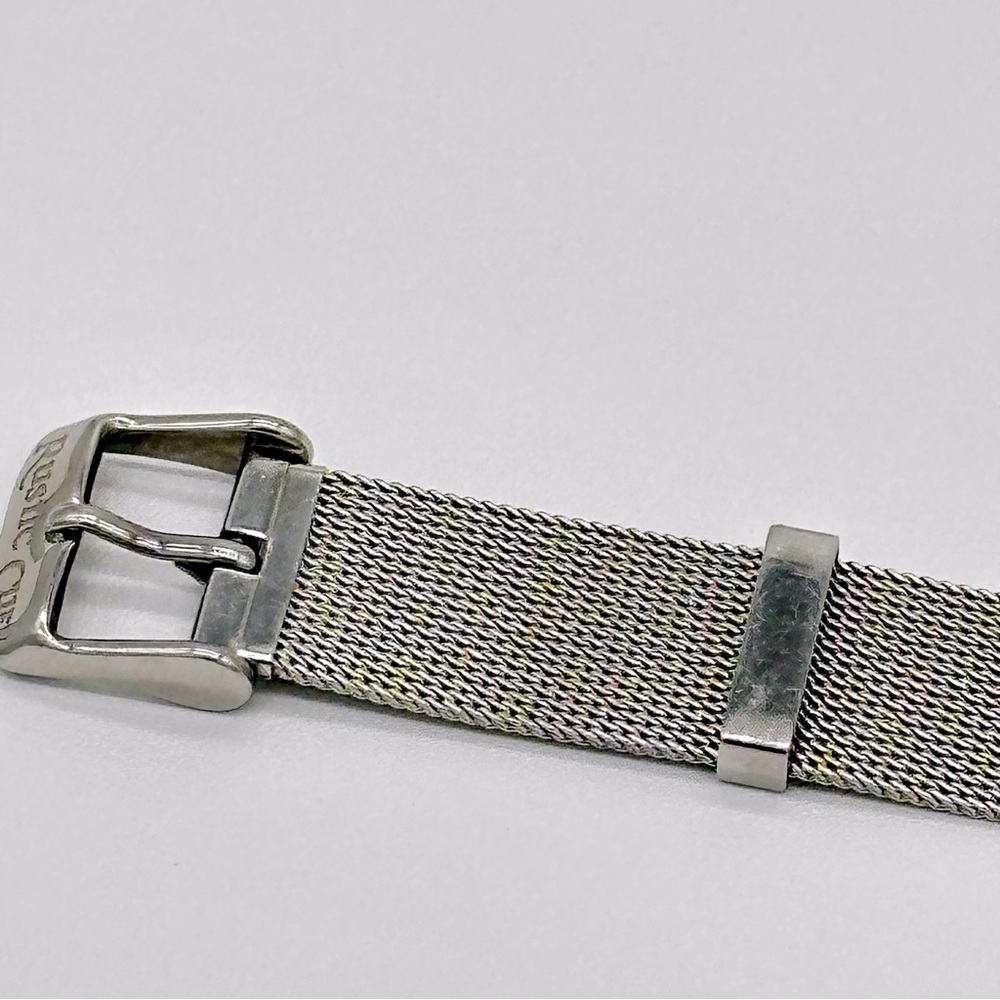 Rustic Cuff Stack Bundle Silver Mesh Buckle & Pur… - image 8